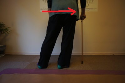 杖の正しい使い方　杖　礒谷式力学療法　西荻窪整体　坐骨神経痛